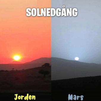 Fakta om jorden och mars